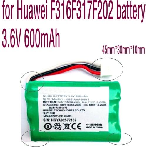 High quality 600mah for Huawei F360 F202 F316 F317 HNBAAA600-31 wireless landline cordless phone fixed-line rechargeable battery