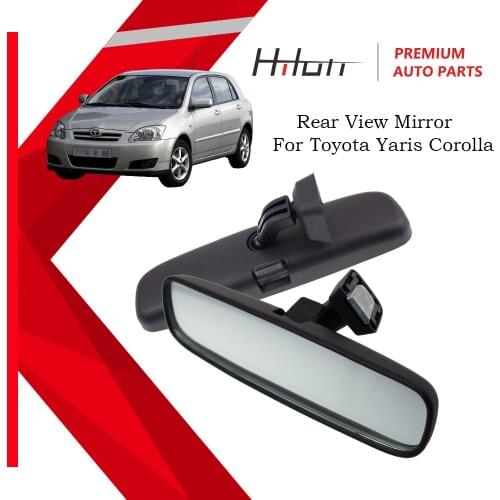 Rear View Mirror Rearview Mirror With Bracket For Toyota Yaris Corolla 87810-52040 87810-52041 87810-0WG00 87810-0WG60