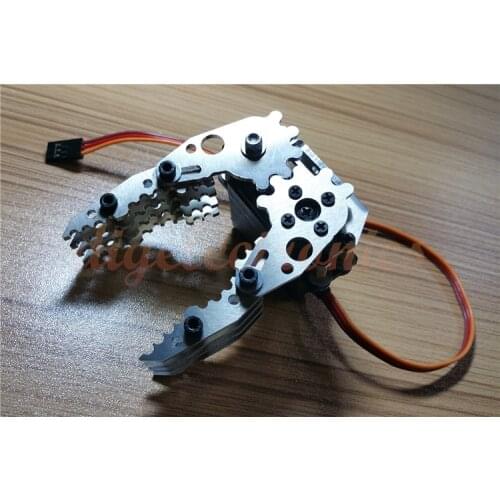 Robot Mechanical Claw Manipulator Metel Robotic Arm Gripper Without Servo Compatible with MG996 DS3218 for Robot Arm Accessories