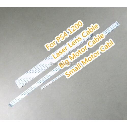 200pcs Replacement light large motor cable small motor Drive Flex Ribbon Cable For Playstation 4 PS4 1200 Motor Laser Lens