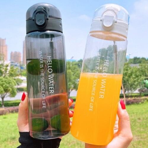 780ml Portable Transparent PP Plastic Water Bottle for Drinking Tea Outdoor Sport Camping Supplies Coffee Hydro Bottle