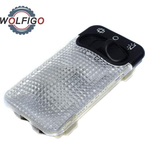 WOLFIGO Car Interior Roof Light Dome Reading Light for Citroen C1 C2 C3 Berlingo Peugeot 206 CC 207 Partner 6362AC 6362P3 6362K9