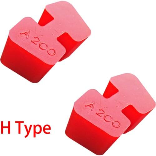B160 B180 B200 B240 B280 H Type Red Polyurethane PU Flexible Pump Shaft Coupling Block Elastic Gasket Buffer Damper Cushion