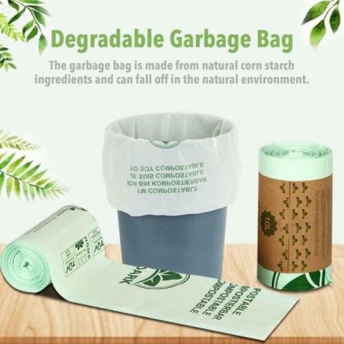 UK 50pcs Bio-Degradable Garbage Bag Liners 6/8/10/30L Bags waste food Home Kitchen