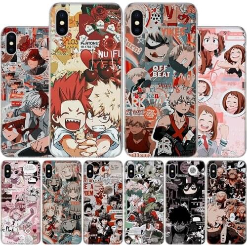 My Hero Academia Manga Cover Phone Case For Apple iphone 11 12 Pro XR X XS Max 7 8 6 6S Plus + 7G 6G 5 SE 2020 Coque Popular