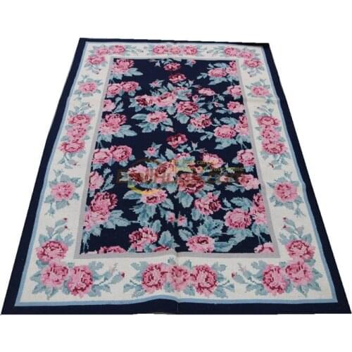 Needlepoint carpets needlework rugs 122CMX183CM 4 X 6 qx113gc3neeyg9