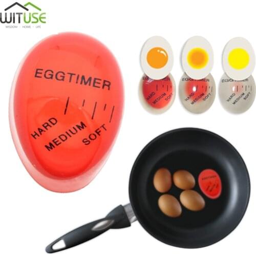 Mini Indicator Soft-boiled Soft Color Egg Boiler Environmentally Egg Timer Cooked Degree Display Egg Home Kitchen Timer Changing