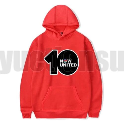 Fashion Anime Crewneck Sweatshirt UN Team Children Now United - Better Album Streetwear Women Red Now United Oversized Hoodies