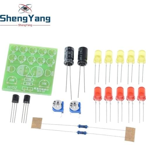 Simple Advertising Lights Kit Red And Yellow Flashing Lights Cycle Lights Flash Lights Modified DIY To Make Student Training Kit