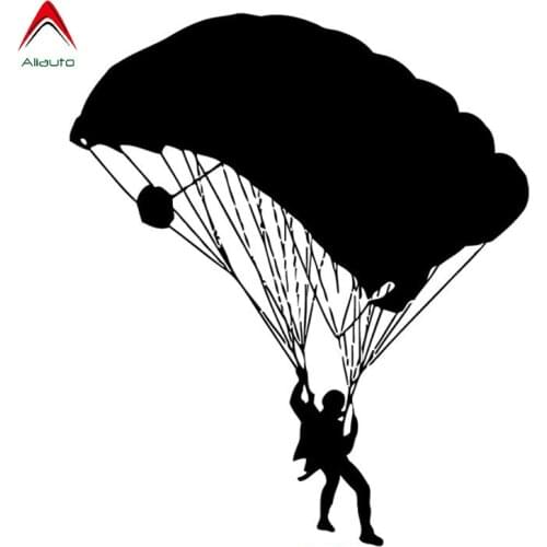 Aliauto Interesting Car Sticker Boy Extreme Parachute Sports Vinyl Decor Accessories PVC Decal for Jaguar Hyundai I30,15cm*13cm