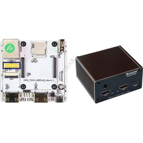 CM4 IO Expansion Board Tiny Double HDMI IO Board for Raspberry P Compute Module 4