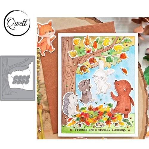 QWELL Tree Metal Cutting Dies for Scrapbooking and Card Making Paper Embossing Craft New 2019 die cuts