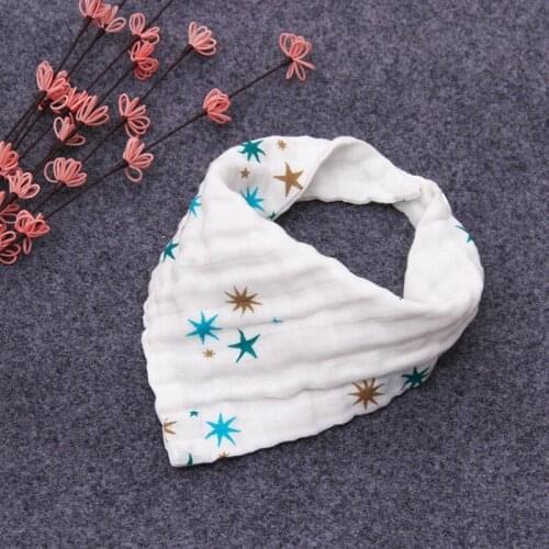 Amboch Baby Bibs Boys Accessories Newborn Girls Burp Bandana Cotton Soft Toddler Triangle Scarf Infant bibs