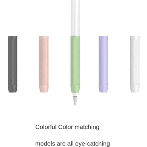 For Apple Pencil 1 2 Case Cover Universal Colorful For IPad Pencil Case Non-slip Protection Silicone For Apple Pencil 2 1 Sleeve