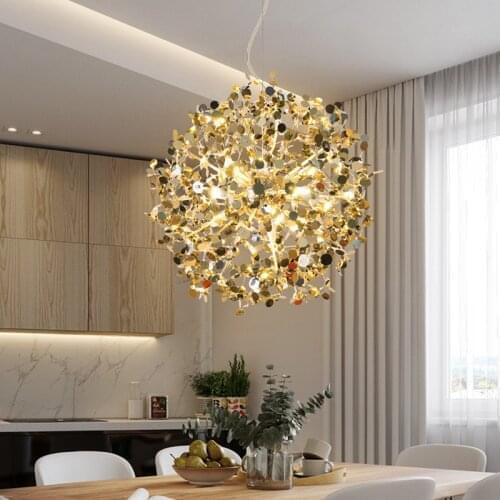 Gold/Silver Modern led Crystal Chandelier lights for living room Modern Lamp Ceiling Lamp
