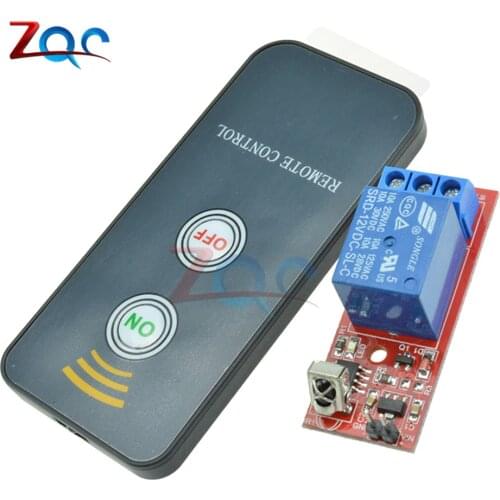 1 Channel CH DC 5V 12V Relay Module Infrared IR Remote Switch Control Relay Driving Board Controller for Electronic DIY