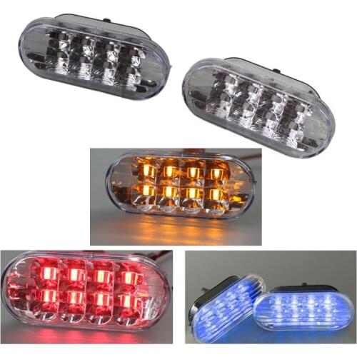 1Pair Car Amber LED Side Marker Lights Car Turn Singal Lamp For Volkswagen Golf 4 MK4 Bora Polo Passat B5 1998-2004