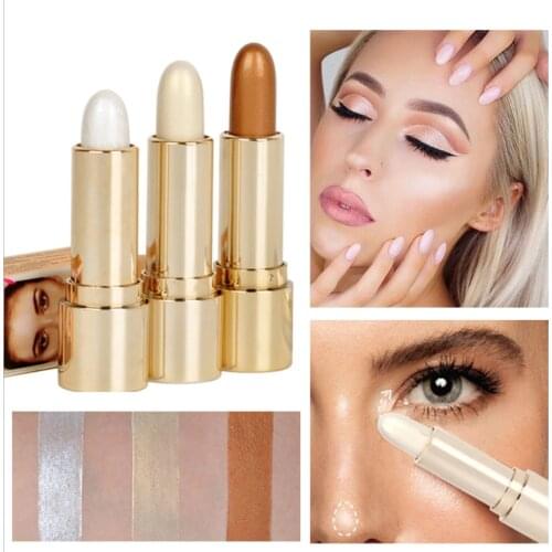 HANDAIYAN 3D Highlight Embellish Contour Highlighter Pencil Brighten Skin Face Makeup Bronzers Highlight Contour