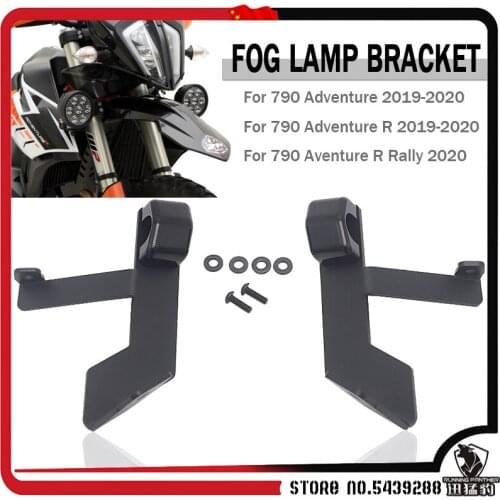Motorcycle Accessories Fog lamp Spotlight Bracket Holder Spot Light Mount FOR 790 Adventure / R / R Rally 2019 2020