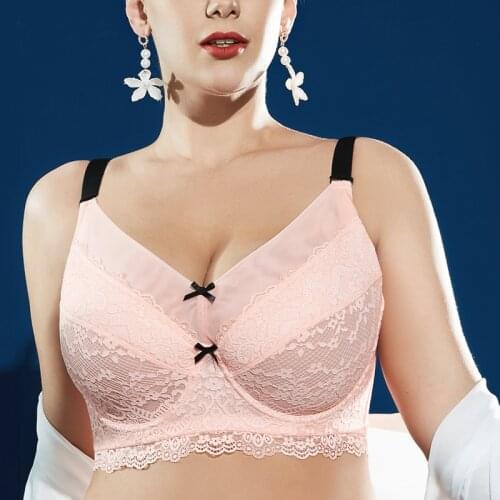 Womens Non Padded Underwire Full Coverage Sheer Lace Supportive Minimizer Bra 34 36 38 40 42 44 46 B C D E F G H I J