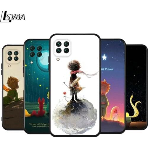 Black Cover Art Little Prince for Huawei Nova 7i 7 6 SE 5G 5T 5E 5Z 5i 5 Pro 4E 4 3i 3e 3 2 2i Lite 2 2017 Phone Case