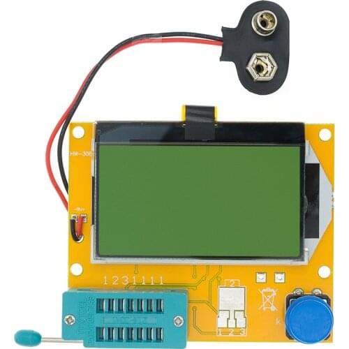 LCR-T4 12846 LCD M328 Digital Transistor Tester Meter Backlight Diode Triode Capacitance ESR Meter MOS/PNP/NPN L/C/R B03