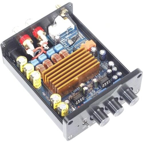 Class D Power Amplifier Bluetooth 4.2 105W*2 TPA3221 NE5532 Digital Amplify 2.0 4A DC18V-30V