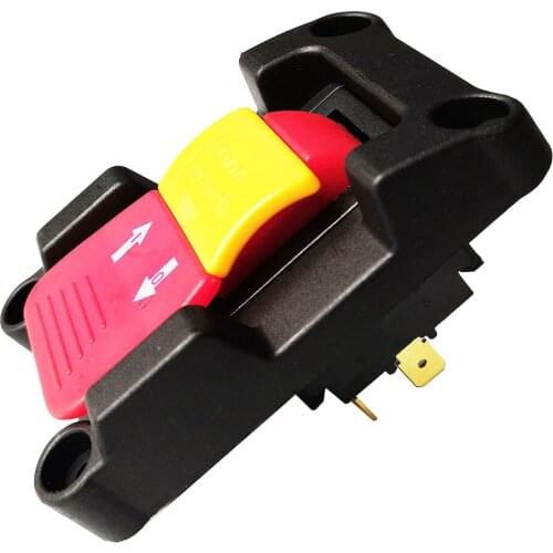 KEDU HY18-32 DPDT Safety Push Button Switch Locking Key Switches 20A 2HP 4Pins Tab