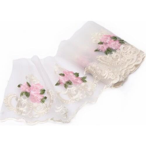 Lace Fabric 2Yard/Lot Exquisite Embroidered Lace Trim Quality Lace Ribbon DIY Craft & Sewing Dress Clothing Accessor