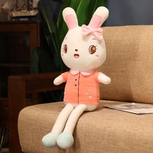 Cute new rabbit doll long - eared rabbit plush toys custom gift for couples
