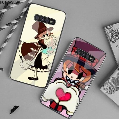 Cartoon cute Skullgirls Peacock Phone Case Tempered Glass For Samsung S20 Plus S7 S8 S9 S10 Plus Note 8 9 10 Plus