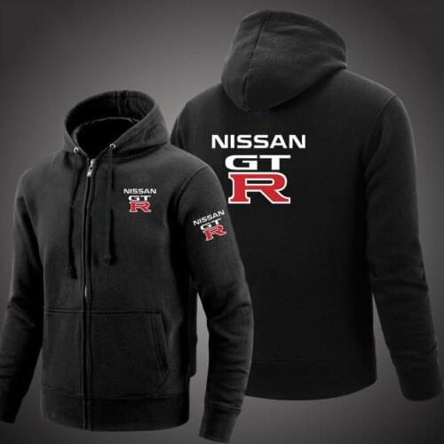 NEW Spring Nissan GTR car logo Men Punk Hooded Sweatshirt 2020 street custom New Fleece Sweatshirts for men hip Hop Sportswear