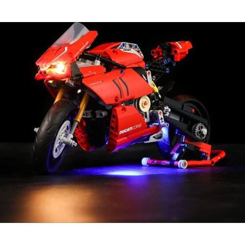2020 NEW IN STOCK LED Light Set For Ducat Panigale V4 R Compatible with 42107 Building Blocks bricks Toys Gifts