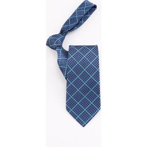 New Ties for Man Luxury Striped Plaid Checks Business Silk Neck Tie for Men Suit Cravat Wedding Party Neckties 8cm