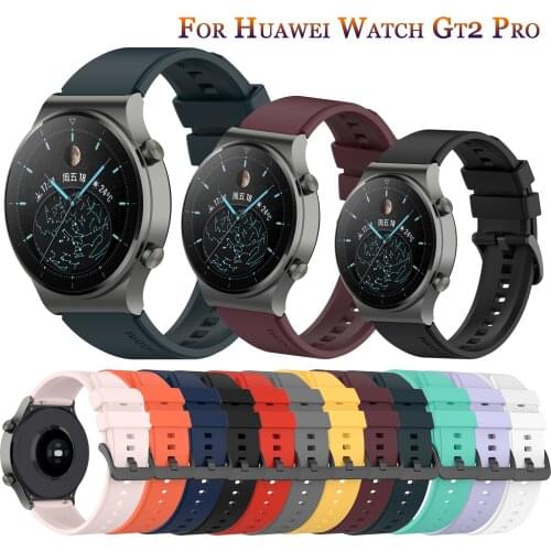 Official Silicone Wrist Strap for Huawei Watch GT 42mm46mm smartwatch Strap for huawei watch GT2 Pro GT2 46mm Band belt bracelet