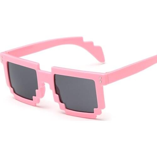 Laura Fairy Fashion Style Pixels Design Frame Sun Glasses Women Men Steampunk Sunglasses Brand lunettes de soleil homme