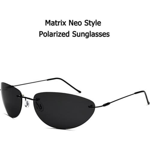 Classic Polarized Sun glasses Matrix Neo Morpheus UV400 Movie Sunglasses culos de feminino gafas de sol men