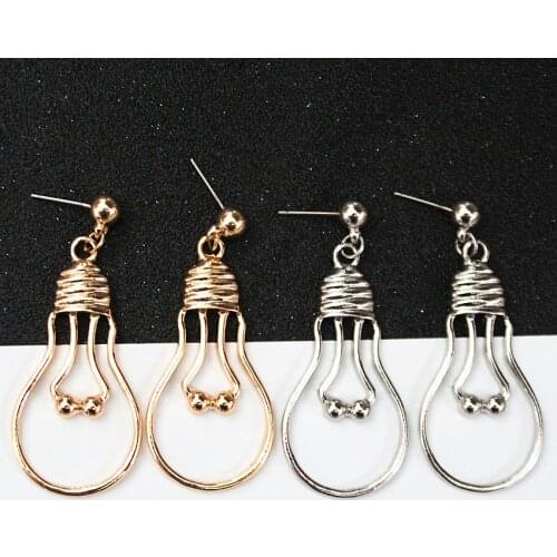 Timlee E201,Free Shipping,New Exquisite Texture Bulb Metal Dangle Earrings,Fashion Jewelry Wholesale