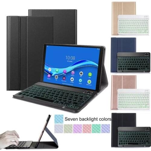 Slim Keyboard Case for Lenovo Tab M10 Plus TB -X606F TBX606X 2020 Wireless Keyboard for M10 FHD 2nd Gen Backlit Keyboard Cover