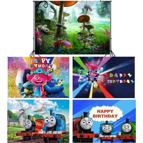 Customized Plants Monster Theme Party Decorations Baby Shower Birthday Backdrop Vinyl Photography Background for Photo Studio