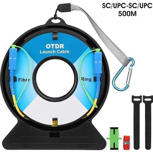Fiber Ring 500m OTDR Launch Cable SC PC OTDR Dead Zone Eliminator