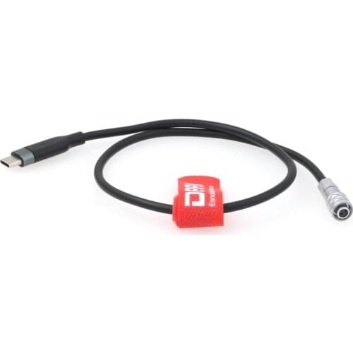 Weipu SF610 2pin to USB Type-C PD power cable for BMPCC4K& 6K Blackmagic Pocket 4K 6K