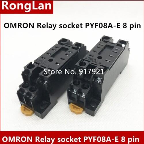 [ZOB] Supply of new original OMRON Omron Relay socket PYF08A-E 8 pin --20PCS/LOT
