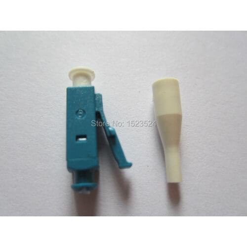 100pcs/lot 0.9mm LC/UPC Polish Single-mode Simplex Fiber Optic Connector with Zirconia Ferrule
