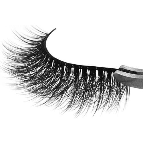 3 Pairs Mink Hair Imitation Thick False Eyelashes Curly Long Extension Makeup Natural Wispies Lashes Eyelashes Makeup Tools