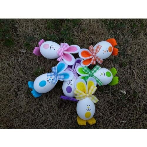 3 Pcs A Lot Easter Bunny Decoration Style Home Furnishing Rabbit Small Ornaments Easter Gift Accessories