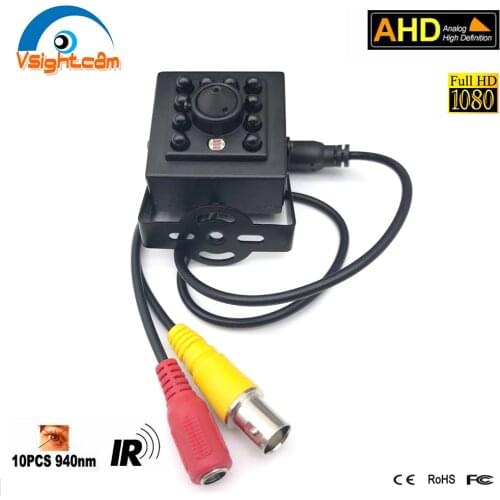 40*40mm Mini Camera AHD/CVI/TVI/CVBS 4IN1 Sony IMX323 Starlight CMOS 1080P HD 2.0MP 940nm IR Camera with UTC CCTV Security