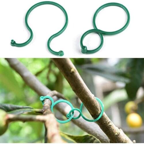 50/100Pcs Garden Plant Holder Trellis Clip Vegetable Plant Vine Clip For Support Fixing Plant Growing Upright Gardening Supplies