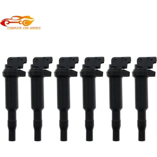 6PCS IGNITION COILS 0221504470 Suit For BMW 330i 525i 528i Set of 6