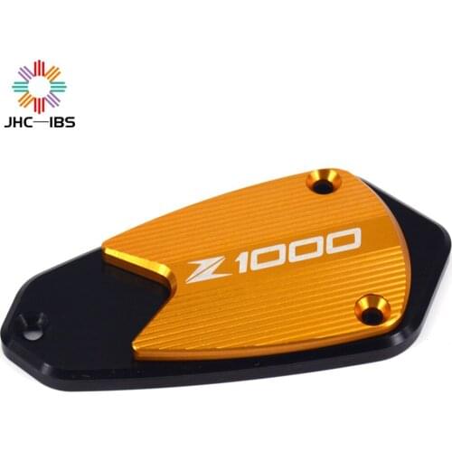 Motorcycle Aluminum Front Brake Reservoir Oil Cup Cover Cap For Kawasaki Z1000 2010-2015 Z250 Z750R 2011-2015 GTR1400 2007-2015